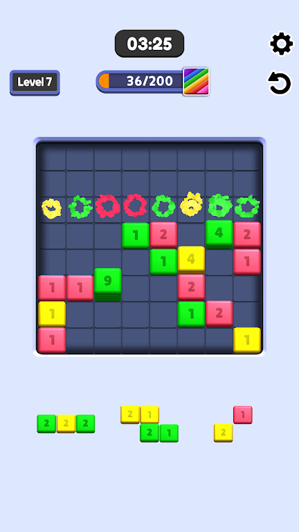 数字积木块堆栈(Block Stack)