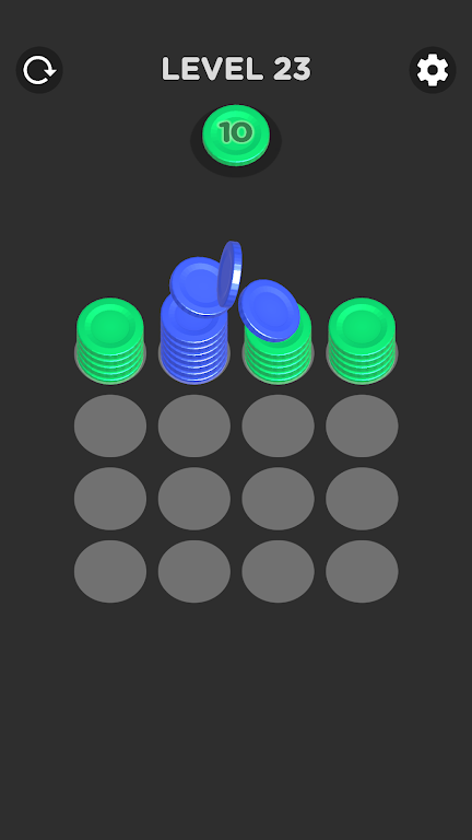 彩色币排序(SlideCoins)