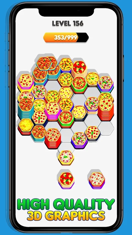 六角披萨排序合并(Pizza Hexa Sort Merge Puzzle)