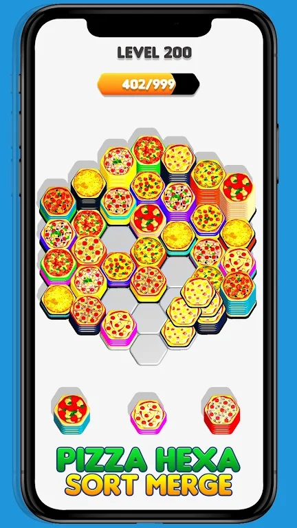 六角披萨排序合并(Pizza Hexa Sort Merge Puzzle)