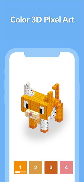 彩色3D像素艺术(Color 3D Pixel Art)