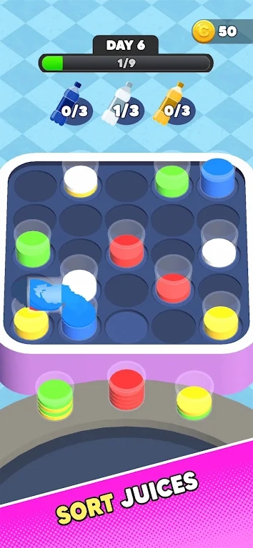 果汁颜色排序(Juice Sort)