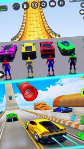 飞车我贼6(Superhero Car Mega Ramp Games)