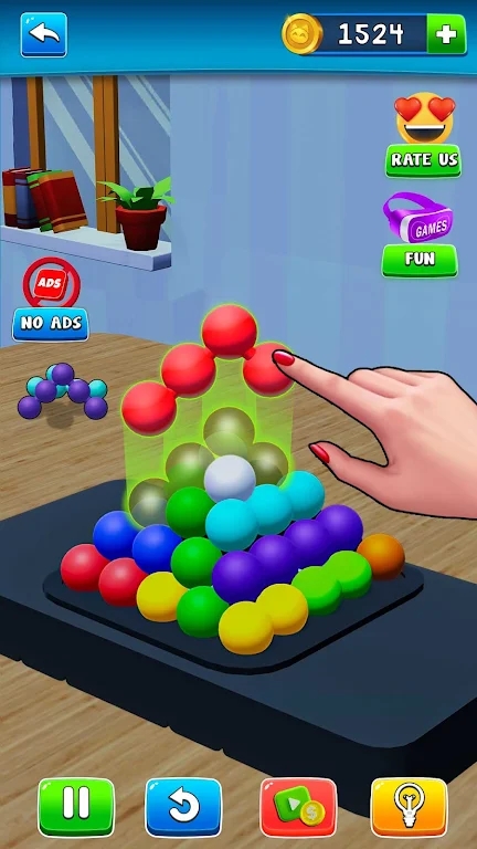连接珠子难题(Kanooodle Brain Teaser Puzzle)