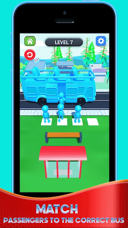 大客车颜色乘客排序(Bus Jam Sort)