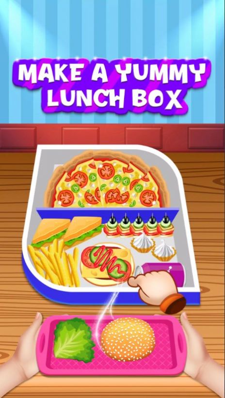 填满饭盒组织者(Fill Lunch Box Organizer Game)