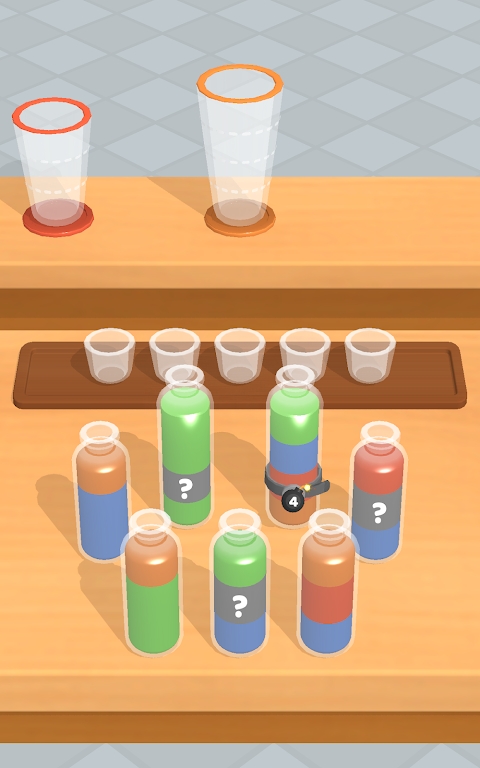 倒水匹配难题(Water Jam - Match Puzzle)