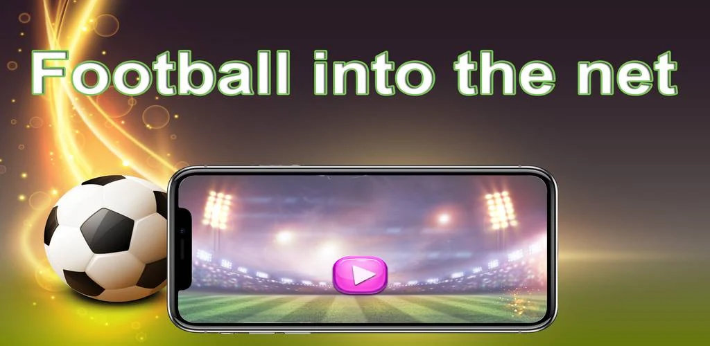 足球射入网(Football entering the net)