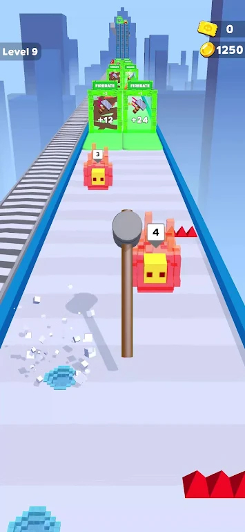 粉碎一路的锤子(Kong Run 3D)