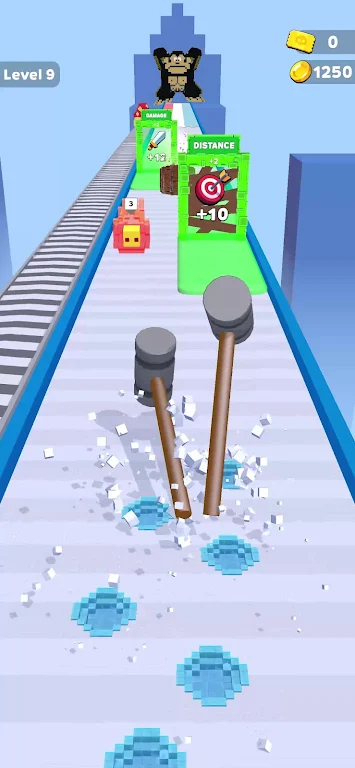 粉碎一路的锤子(Kong Run 3D)