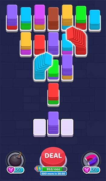 洗牌颜色排序3D(Card Shuffle: Color Sorting 3D)