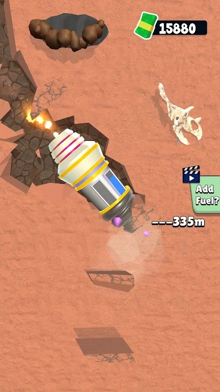 钻地机下降(Booster Down)