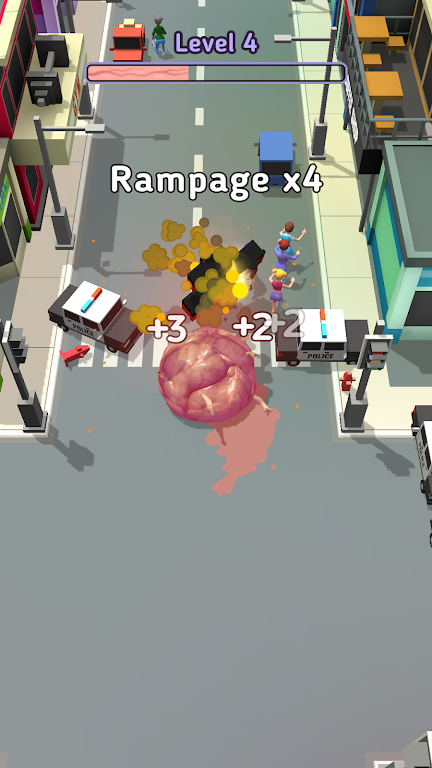 肉球怪物横冲直撞(Meat Ball Monster Rampage)