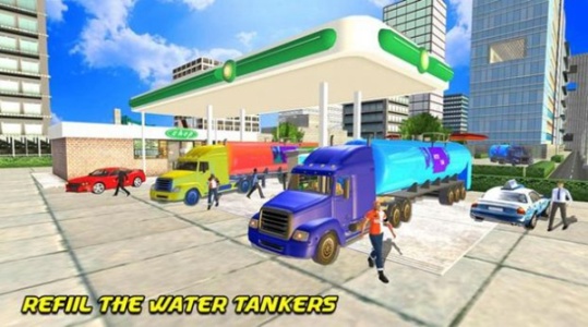 储水卡车驾驶(Offroad Water Tank Transport Truck Driving Game)