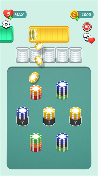 硬币堆堆栈3D(Coin Pile Stack 3D)