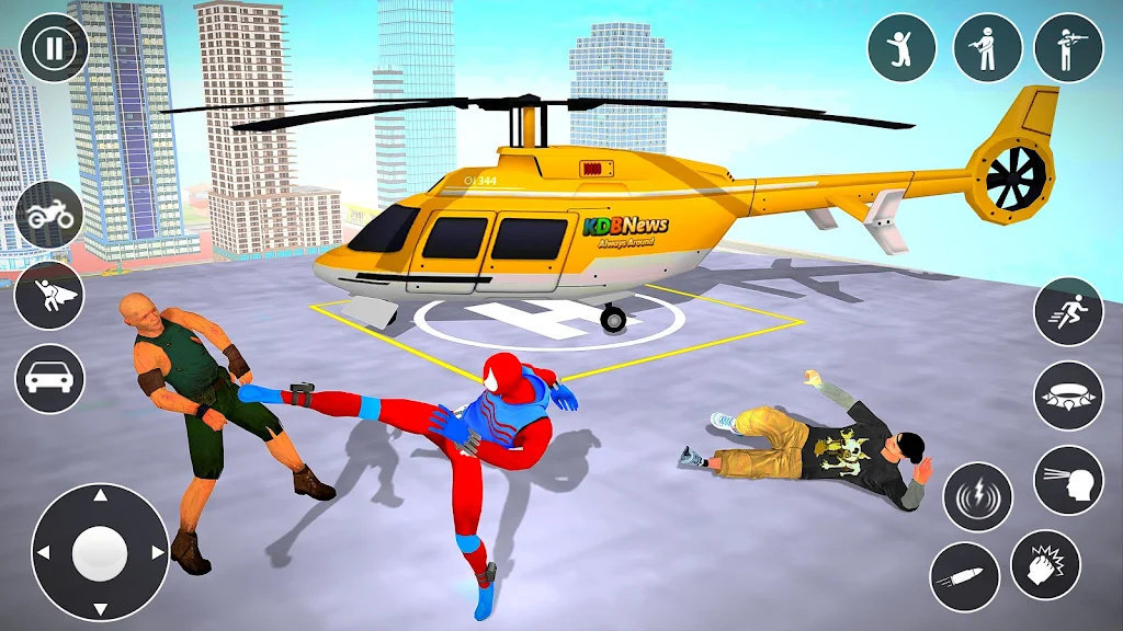 蜘蛛英雄斗绳英雄(spider hero fighting rope hero)