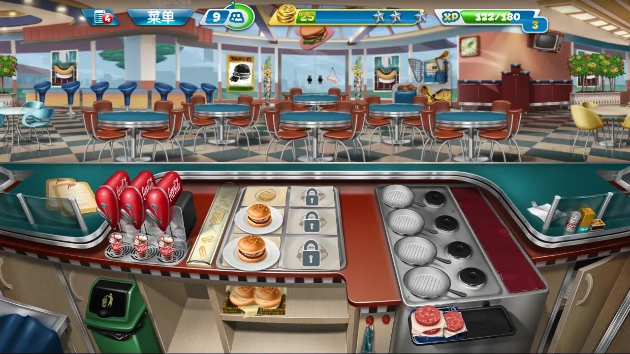 烹饪发烧友全部解锁版(Cooking Fever)