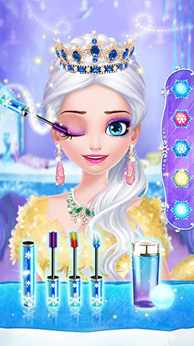 冰雪皇后夢幻化妝