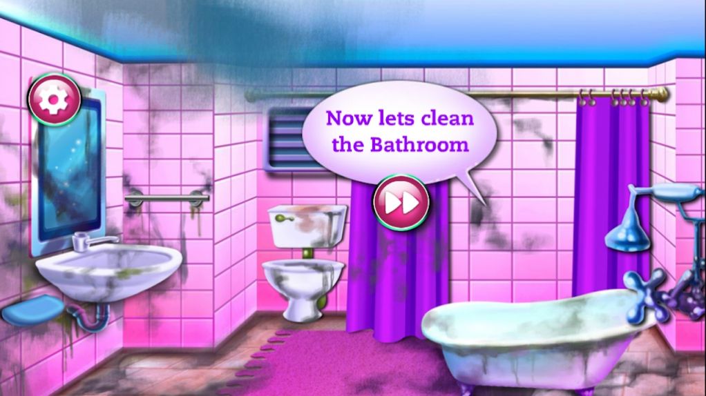 美麗的房子清潔游戲(beauty house cleaning game)