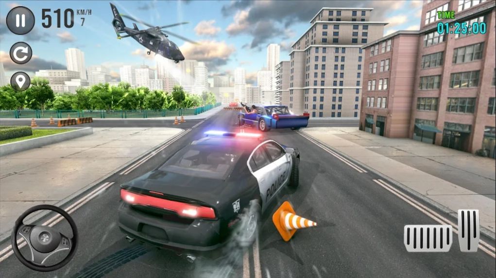 警車追逐競速賽