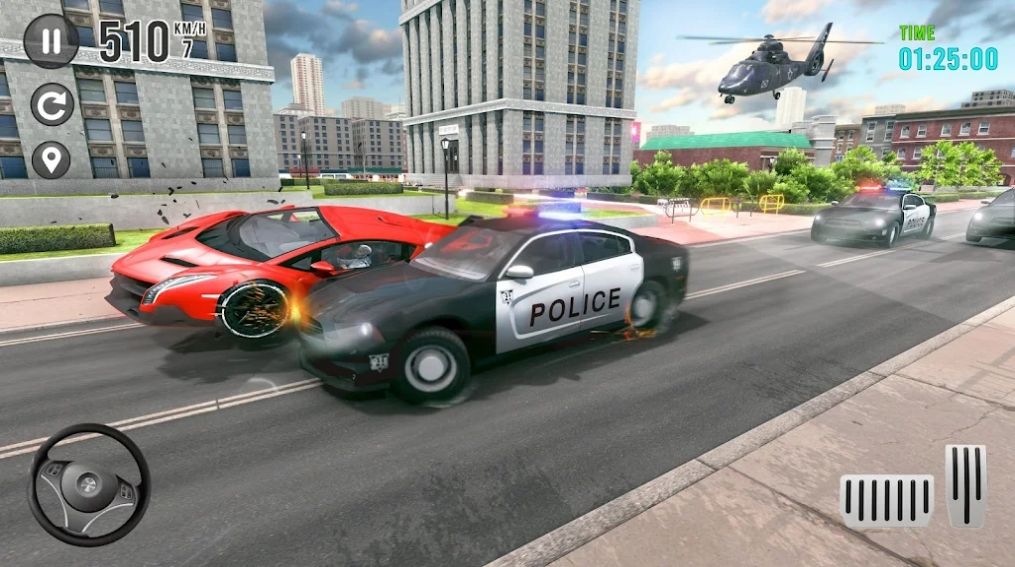 警車追逐競速賽