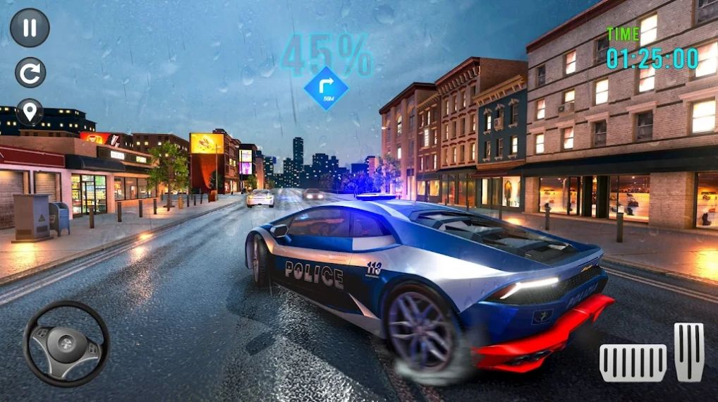 警車追逐競速賽