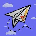 紙飛機飛行