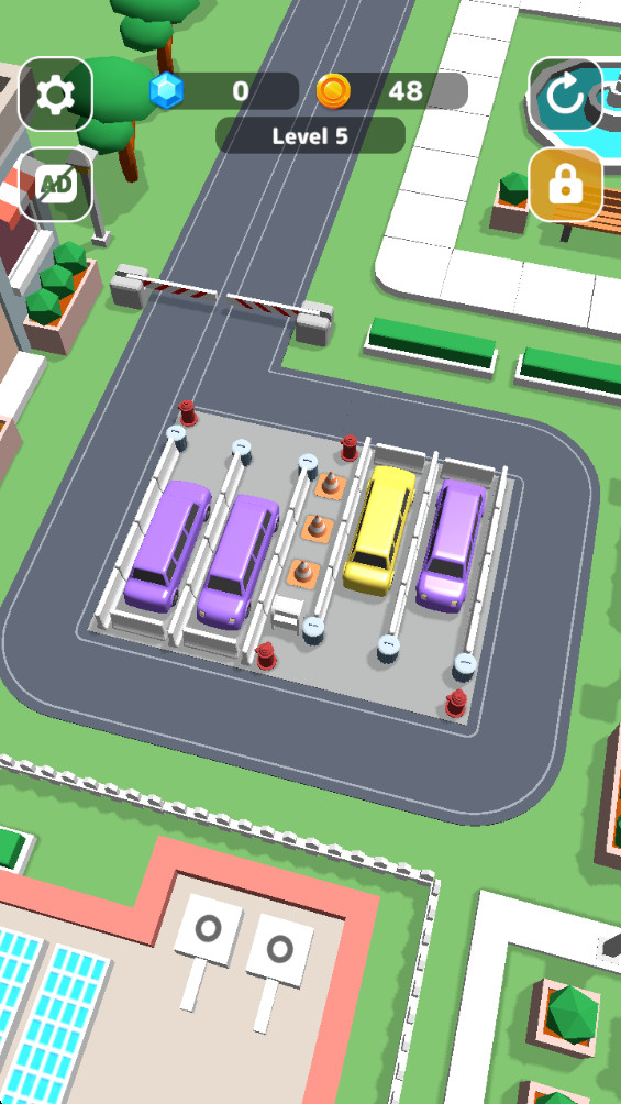 停车堵塞3D