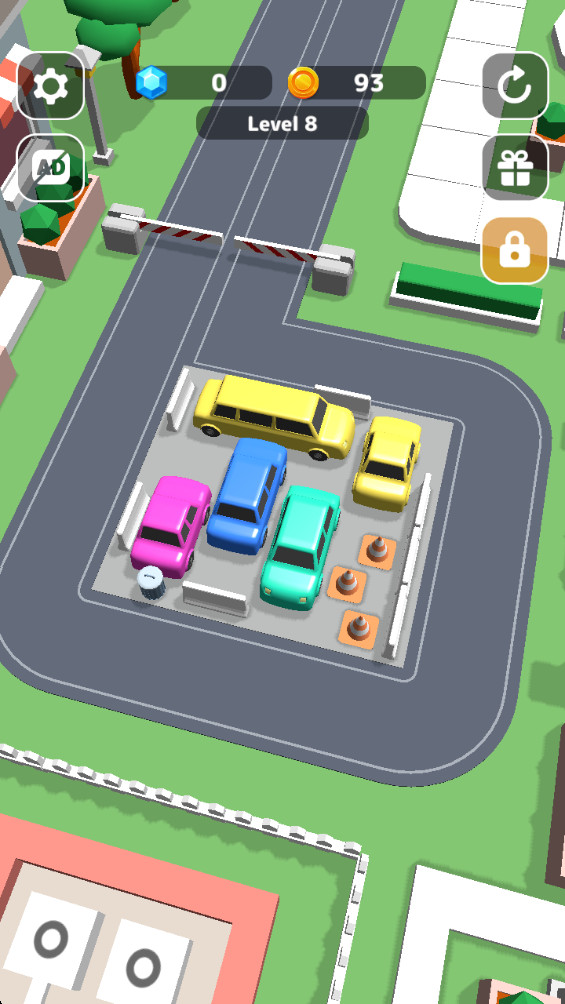 停车堵塞3D