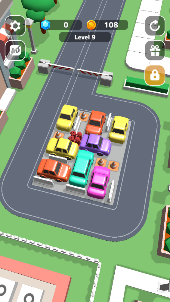停车堵塞3D