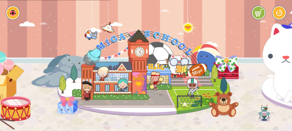 米加小镇学校游戏