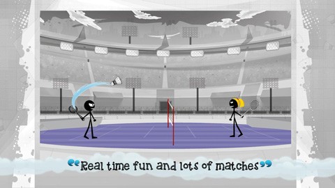 火柴人羽毛球(Stickman Badminton)
