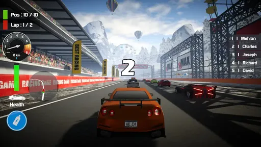3D汽车竞速模拟器