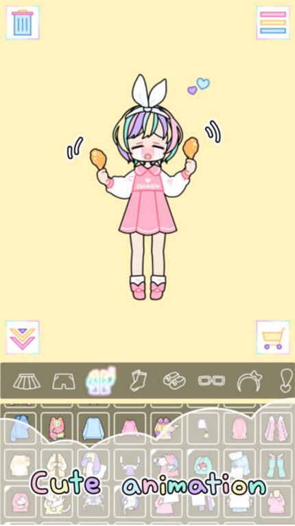 粉彩少女