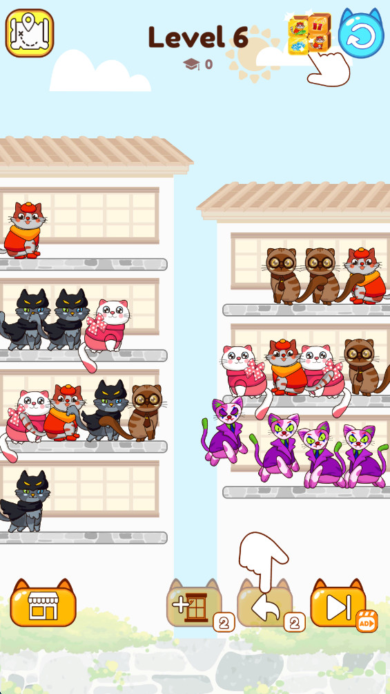猫咪分类拼图
