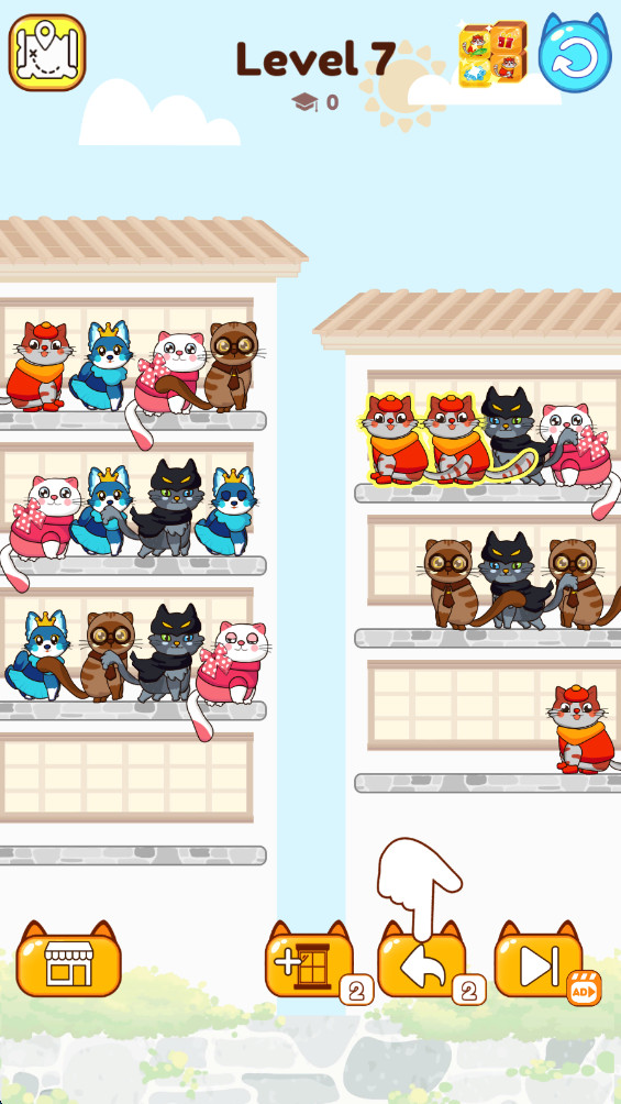 猫咪分类拼图
