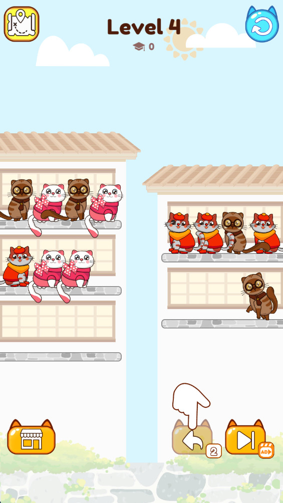 猫咪分类拼图