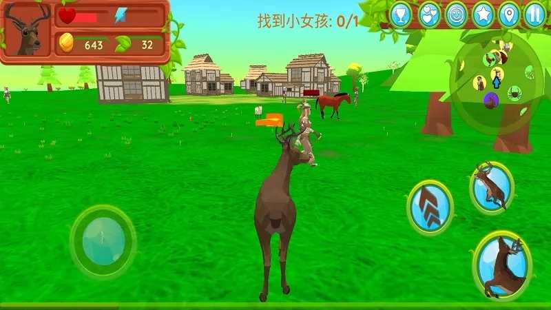 鹿模擬器動物家族