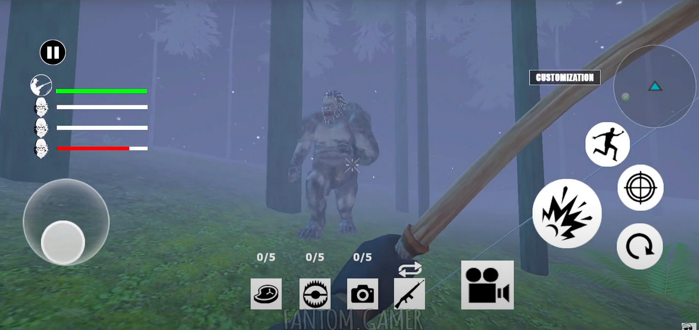 大脚怪狩猎森林怪物 大脚怪狩猎森林怪物