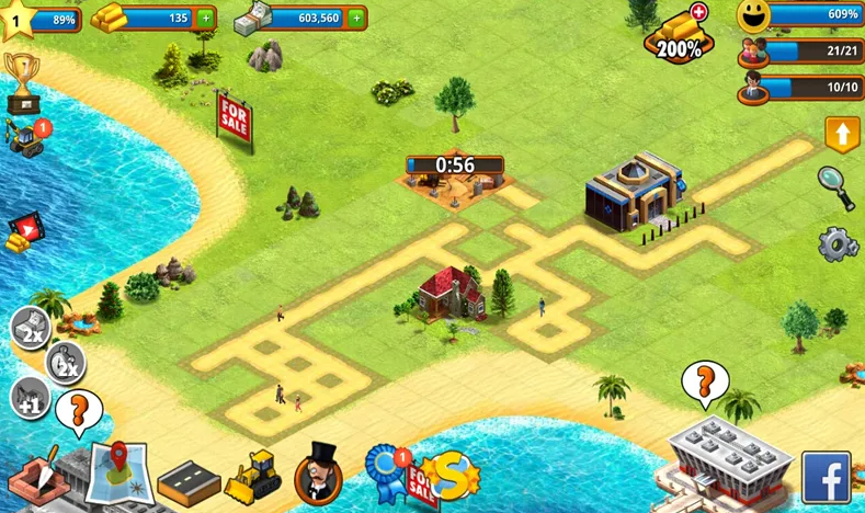 熱帶天堂小鎮(zhèn)島無限金幣版