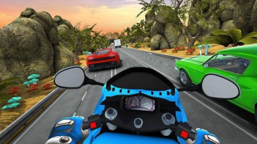 骑士公路竞速(Tricky Bike Stunt Racing)