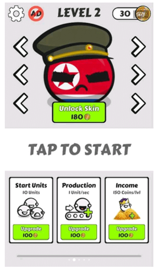 国家球战争(Country Balls Io Battle Arena)