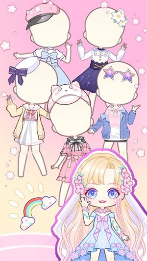 迷你校园装扮少女