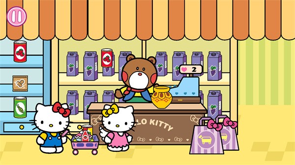 凱蒂貓孩子超級市場游戲玩法4