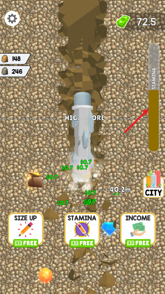 鉛筆挖掘建造城市