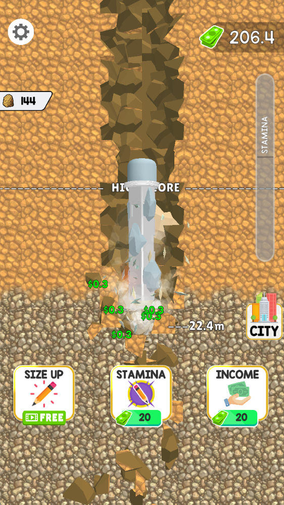 鉛筆挖掘建造城市