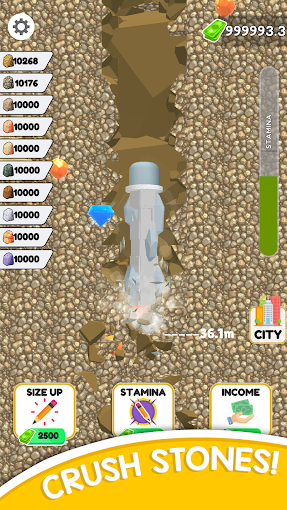 鉛筆挖掘建造城市