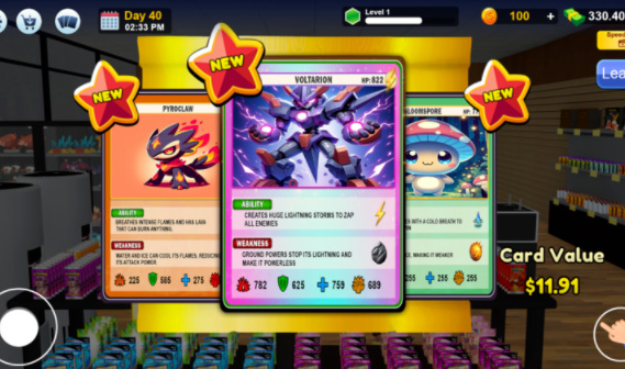 TCG卡牌商店模擬器2內置菜單版