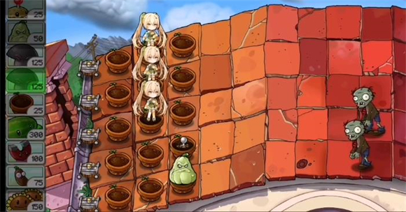 植物娘大戰僵尸官方版