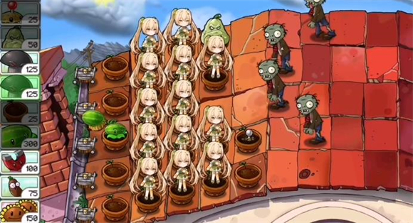 植物娘大戰僵尸官方版